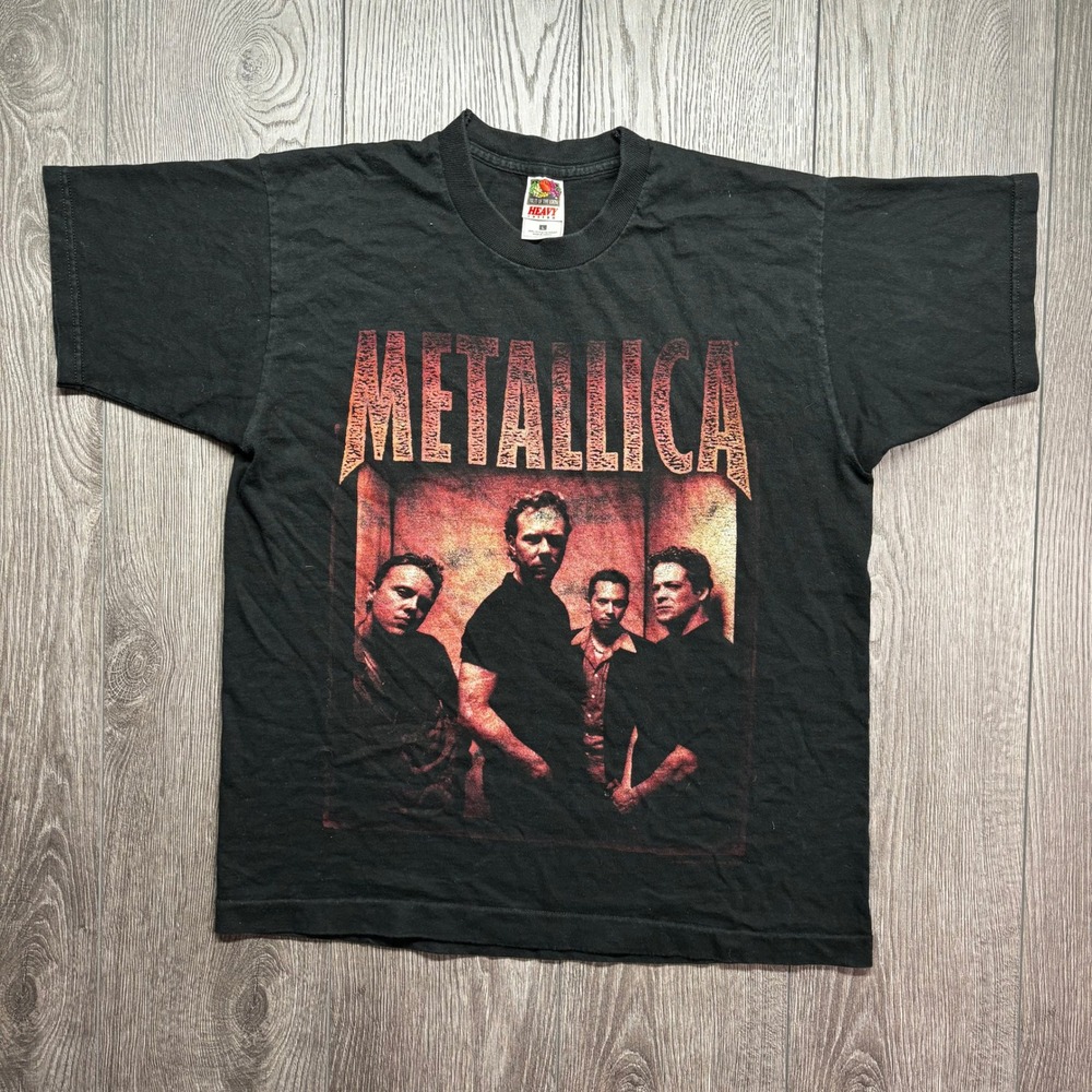 Vintage 1998 Metallica Summer North America Tour T-Shirt Black Large Heavy